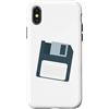 The New Antique Custodia per iPhone X/XS Stampa floppy disk retrò