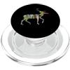 Collage Art by Tomahawk Arts Unico collage personalizzato arte renna corrispondenza vacanza in famiglia PopSockets PopGrip per MagSafe