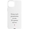 Gospel of Salvation Christian Faith Evan Custodia per iPhone 15 Plus Grace Isn't Permission to Sin It's Grace Not To - Evangelism