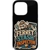 Jimbeels Custodia per iPhone 13 Pro Ferret Stash Inspector furetto nascondigli