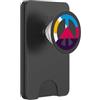 Polyamory Flag Peace Sign Polyamorous Te Polyamory Bandiera Segno della Pace Polyamorous PopSockets PopWallet per MagSafe