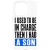 Funny Family & Parenting Humor Designs Custodia per iPhone 15 Pro Ho usato per essere al comando, poi ho avuto un figlio divertente