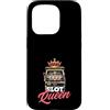 Casino Gambling & Slot Machine Vegas App Custodia per iPhone 15 Pro Slot Queen Casino Gioco d'azzardo Jackpot Vincitore Vegas Macchina
