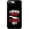 True Crime Merch for Investigative Crime Custodia per iPhone 7 Plus/8 Plus Esperto forense dalla nascita 1977 Compleanno a tema crimine vero