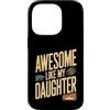 Parent Awesome Daughter Retro Custodia per iPhone 14 Pro Impressionante come mia figlia Camping