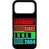 Lustige Geburtstagssprüche zum 22. B-Day Custodia per iPhone 17 Pro Max 22° compleanno leggendario dal giugno 2004 frase di compleanno