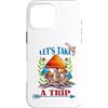 Mens Womens Boys Girls Mushroom Lover Gr Custodia per iPhone 16 Pro Max Regalo per gli amanti dei funghi trippy, per uomini, donne, bambini, ragazze