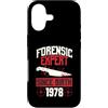 True Crime Merch for Investigative Crime Custodia per iPhone 17 Esperto forense dalla nascita 1978 Compleanno a tema crimine vero