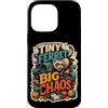 Jimbeels Custodia per iPhone 14 Pro Max Tiny Ferret Big Chaos umorismo furetto