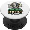 PeeKay Apparel - Accountant Investigatore Finanziario Al Lavoro Umorismo Contabile PopSockets PopGrip Adesivo