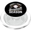 Baseball Player Sport Apparel Scusa Non posso È Stagione Baseball Vintage PopSockets PopGrip per MagSafe