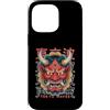 TOKYO WAVES Oni Mask Designs Custodia per iPhone 14 Pro Max Maschera giapponese del diavolo Hannya giapponese Oni Maschera Yokai Oni