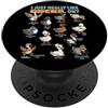 Duck Breeds Waterfowl Animal Cute Ducks Mi piacciono davvero le anatre Ok Waterfowl Anatra carina amante degli animali PopSockets PopGrip Adesivo