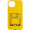 RETRO TECH MERCH Custodia per iPhone 15 Plus Don't Flop Retro 3.5 Inch Floppy Disk Divertente Vintage Tech Pun