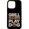 Backyard Bbq Dog Lover Custodia per iPhone 15 Pro Max Grill Difficile Giocare Con Cane Backyard Barbecue Amante