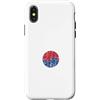 Korean Seoul Culture Hangul Travel Souve Custodia per iPhone X/XS Bandiera della Corea USA Bandiera Vintage Corea Seoul Corea del Sud