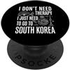 Korean Seoul Culture Hangul Travel Souve Non ho bisogno di terapia, devo solo andare in Corea del Sud PopSockets PopGrip Adesivo
