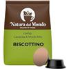 Caffè dal Mondo 100 Capsule Compatibili con Lavazza a Modo Mio - Biscottino - Caffè dal Mondo