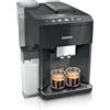 SIEMENS Macchina da caffè EQ500 integral TQ515D09, molte specialità di caffè, montalatte integrale, contenitore per il latte, funzione a doppia tazza, pulizia automatica a vapore, 1500 W, vernice nera