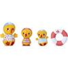 Lilliputiens 3 Bath Ducks Learning To Swim One Size
