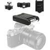 YNLENS Yongnou Flash YN6 Mini flash per fotocamera, 700 mAh/carica tipo C/3s di riciclo/manuale, flash hot shoe universale Speedlite per Canon, Nikon, Olympus, Fuji e altre fotocamere DSLR (Sony Hot Shoe