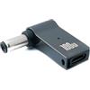 System-S Adattatore USB 3.1 tipo C maschio a DC 20 V 6,0 x 0,6 mm femmina in grigio