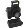 IOIUSKKU Mini registratore per fotocamera retrò con funzione flash e registrazione video HD Fotocamera ABS con schermo Mini fotocamera con 1080p, Viene fornito con una base