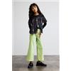 Desigual, pantaloni jeans charm, Bambini, Cotone, Verde, 11/12