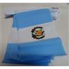 AZ FLAG Ghirlanda 6 Metri 20 Bandiere Guatemala 21x15cm, Bandiera Guatemalteca 15 x 21 cm - Festone Bandierine