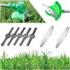 OISE ART STORE Trade Shop - Set 7 Pz Lame di Ricambio per Decespugliatore Tagliaerba A Batteria Art. 07393