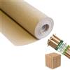 KZ GARDEN - Kit tela di pacciamatura carta kraft, 0,9 x 20 m + 60 pali in legno fissaggio pacciamatura autorodegradabile anti erbe, giardino