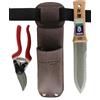 Tenartis Set di Attrezzi da Giardinaggio Deluxe con Coltello da Scavo Giapponese e Forbici da Giardino - Tenartis
