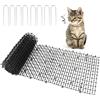 GENCAM Griglia per spine, spaventapri, spaventapri, per giardini esterni, barriera di animali, con 8 mollette da giardino (30 x 400 cm)