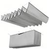 FSMYYXGS Vela Parasole A Onda Retrattile, Esterno Impermeabile Copertura Pergola A Baldacchino,vela a onda regolabile e arrotolabile. ideale per terrazze, cortili, verande e gazebo-light gray||50x200cm