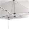DIVINA GARDEN Gazebo richiudibile in alluminio professionale struttura esagonale Market-Pro 3X3 Bianco impermeabile