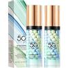 Petansy Color Correcting Facial Serum,2 confezioni SPF 50 PA+++ Face Sunscreen Isolation Cream, 3 in 1 idratante Essence Concealer Foundation Makeup Primer for Face