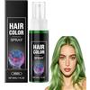 YANZEFEI Lacca per capelli, lacca per capelli temporanea e colorazione istantanea. (Verde)