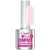 Crystal Nails - Compact Base Gel - Milky Rose - 8ml