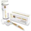 P-Beauty Cosmetic Accessories P-Beauty Roller con 192 aghi in titanio (profondità 0,5 mm) - Microneedling Mesoroller per viso e corpo - Rullo per aghi anti-invecchiamento, antirughe, perfezionamento dei pori, smagliature e macchie