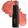 Laura Geller Beauty LAURA GELLER NEW YORK Italian Marble Make Up Blush Stick (Apricot Spritz), finitura marmorizzata per guance, fard stick per un look radioso e naturale, illumina la pelle, facile da applicare