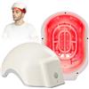 TECKZOON Casco Laser LLLT anticaduta capelli, sistema terapia luce rossa per ricrescita con 268 diodi laser 650 nm, senza fili fino a 2 ore, cura del cuoio capelluto per uomo e donna