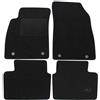 J&J AUTOMOTIVE Tappetini in Tessuto per Opel Insignia A 2008-2016, Set da 4 Pezzi Anteriori e Posteriori, di Velluto su Misura, Antiscivolo, Colore Nero