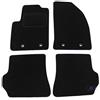 J&J AUTOMOTIVE Tappetini in Tessuto per Ford Fiesta 6 2002-2008, Set da 4 Pezzi Anteriori e Posteriori, di Velluto su Misura, Antiscivolo, Colore Nero