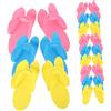 Homoyoyo Pantofole Colore Casuale Ospiti in Eva Usa e Getta Leggere e Monouso Design Infradito Confezione da 48 Paia per Beauty Salons e Viaggi