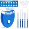 halercay Kit Sbiancante Denti Professionale, sbiancamento denti professionale,5 Gel Sbiancante per Ridurre Macchie da Caffè, Tè e Fumo,Ideale per Ridurre le Macchie Superficiali dei Denti(Blu)