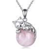 Vadmans, Collana con ciondolo a forma di animale, Axolotl, tartaruga o koala, in argento Sterling, idea regalo per donne
