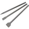 Yusat Punta da Trapano Potente con Punta a Piatta, a Scala Piatta, 3 Pezzi, per Rimozione di Calcestruzzo da Piastrelle in Pietra, 40 Cm