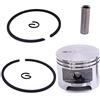 SAANICH 46 Millimetri Pistone Pistone Anello di Sicurezza Da Polso Spille Kit Accessori Fit for Stihl 029 Super MS290 1127 030 2003 Garden Lawn Mover