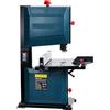 PeakPursuit - Sega a nastro da 8 pollici, gamma di inclinazione 0-45, sega a nastro motore in rame puro 3A e 1800 giri/min, sega a nastro da tavolo con recinzione e mitra, per