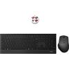 RAPOO Set tastiera/mouse RAPOO 9500M wireless multimodale nero